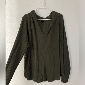Target Wild Fable size Xxl olive green hoodie long sleeve top